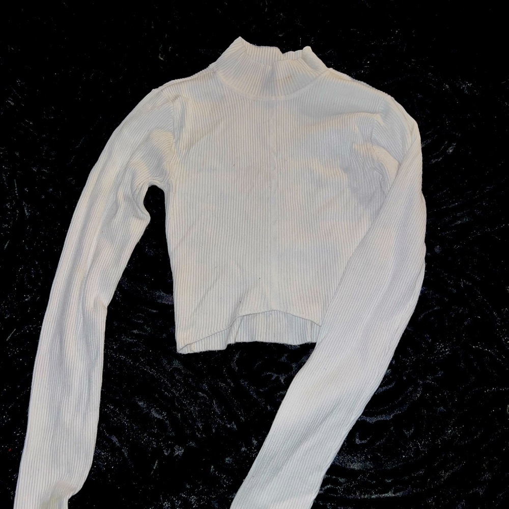 white crop top from Garage